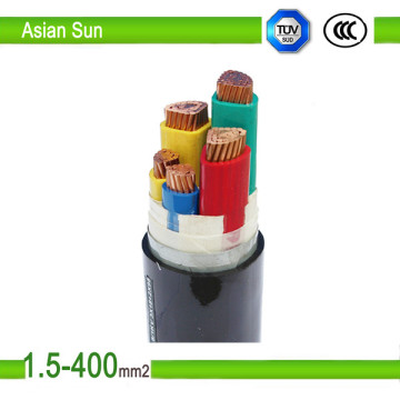 0.6/1kv 35mm 2 PVC V-90 aisló el Cable de alimentación eléctrica Circular